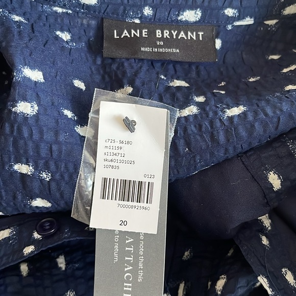 Lane Bryant cotton wrap dress - Picture 4 of 4